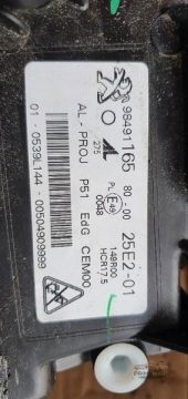 Foto 5 von Frontscheinwerfer Peugeot 9849116580 Links
