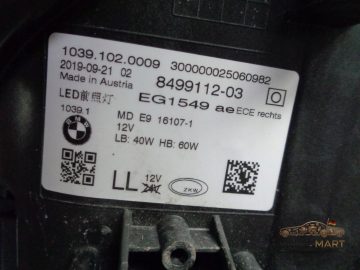 Foto 11 von Frontscheinwerfer BMW Full LED 8499112 Rechts