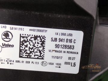 Foto 9 von Frontscheinwerfer Skoda LED 5JB941016C Rechts