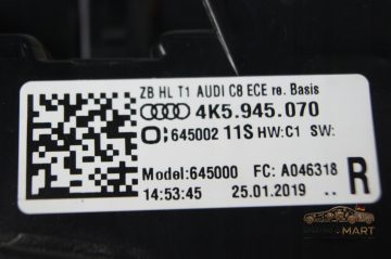 Foto 9 von Rückleuchte Audi LED 4K5945069 Links + Rechts (Paar)
