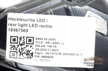 Foto 6 von Rückleuchte BMW LED 9879754 Links + Rechts (Paar)