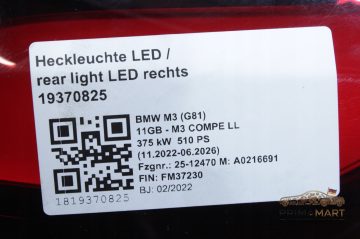 Foto 11 von Rückleuchte BMW 5A3BC71 Links + Rechts (Paar)