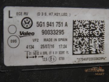 Foto 9 von Frontscheinwerfer Volkswagen Xenon 5G1941751A Links
