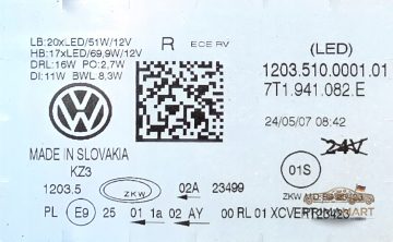 Foto 6 von Frontscheinwerfer Volkswagen Matrix LED 7T1941082E Rechts