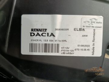 Foto 14 von Frontscheinwerfer Dacia LED 260606033R Links