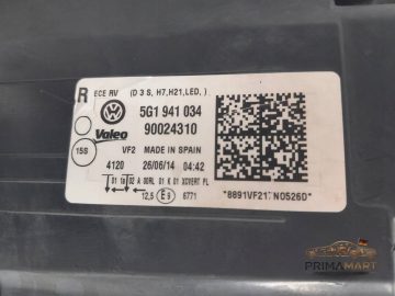 Foto 5 von Frontscheinwerfer Volkswagen Xenon 5G1941034 Rechts
